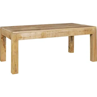 Wohnling Couchtisch Massivholz mango 110,0 x 60,0 x 47,0 cm
