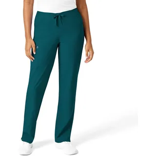 WonderWink W123 5255 Damen-Schlupfhose mit Kordelzug, Karibikblau, Klein