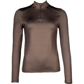 HKM Damen Summer Milano II Funktionsshirt, Graugrün, L