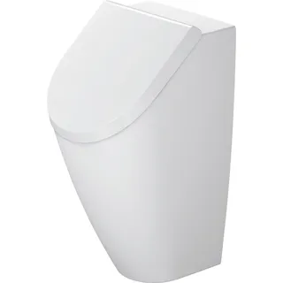 Duravit ME by Starck Urinal, Rimless, ohne Fliege, 350x300x585mm, 281230AA00, Farbe: Weiß Hochglanz mit DuraShield