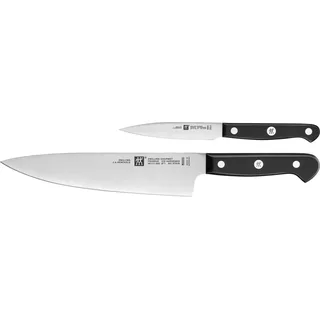 Zwilling Gourmet Messerset 2-tlg. 10 cm/20 cm Schwarz/Silber