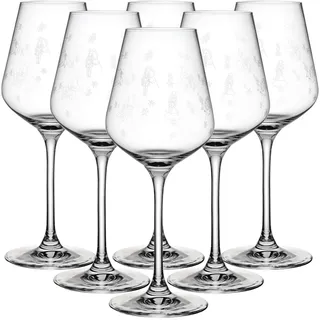 Villeroy & Boch – Toy's Delight Weißweinglas Set 6-teilig, Spülmaschinenfest, Weihnachten, Gläser, Weingläser, Trinkgeschirr, Kristallglas
