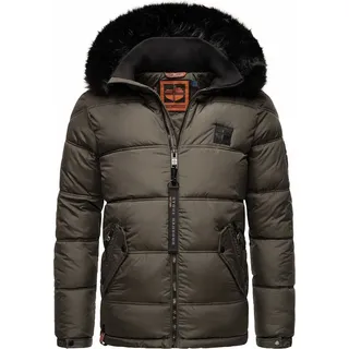 Stone Harbour Herren warme Winter Jacke Steppjacke Outdoor Parka Mantel Zarlaan Anthrazit Gr. 54 - XXL - Dunkelgrau