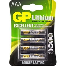 Bild von Batteries Lithium Micro AAA, 4er-Pack (07024LF-C4)