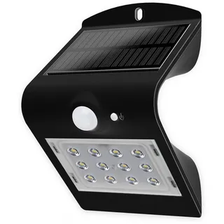 BLULAXA Solar-LED Wandleuchte 48873 mit Sensor, 1,5W, schwarz