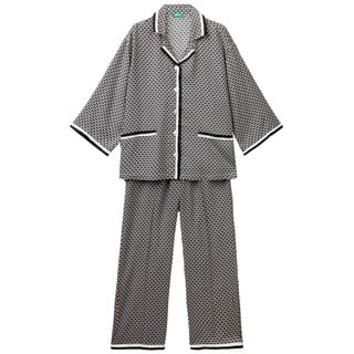 United Colors of Benetton Damen Pig(Hemd+Hose) 41HH3P00E Pyjamaset, Schwarz 61p, S