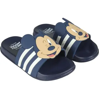 Disney Mickey Mouse Badeschlappen Hausschuhe für Strand & Zuhause 33 - Blau