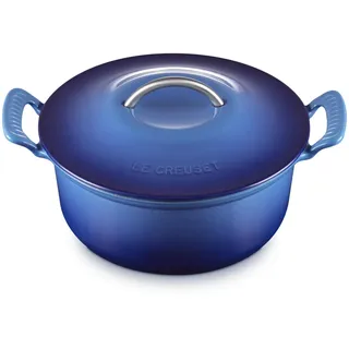 Le Creuset Modern Heritage Rundauflaufform aus Gusseisen, Azure