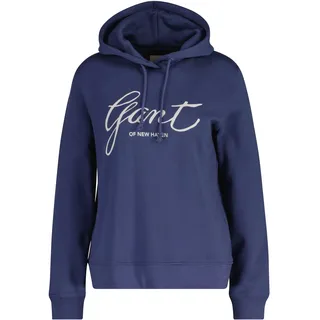 Gant Kapuzensweatshirt »REG SCRIPT HOODIE«, blau