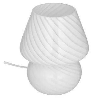 Tischlampe Pilz CARA, aus Glas, Ø 15 cm