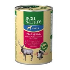 REAL NATURE Adult Hirsch & Huhn 6x400 g