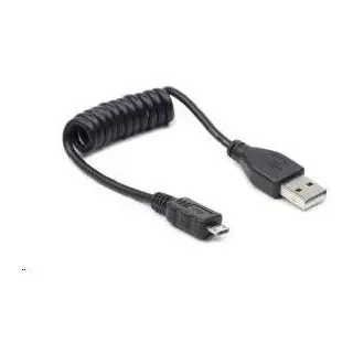 Gembird USB A - MicroUSB B, 0.6m, 0,6 m, USB A, Micro-USB B, USB 2.0, Männlich/Männlich, Schwarz - Schwarz