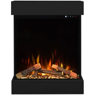 Aflamo LED Elektrokamin | Dame | Heizfunktion | Schwarz