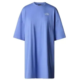 The North Face NF0A87NF0YI W S/S Essential Oversize Tee Dress T-Shirt Damen Virtual Blue Größe L