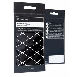 Luxshield Reflektierendes Aufkleber-Set – Rauten groß für Fahrrad Scooter Kinderwagen – reflektierende Aufkleber für Aufkleber mit hoher Sichtbarkeit