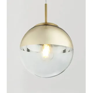 GLOBO Varus 1-flg. 120 cm abstrakt goldfarben