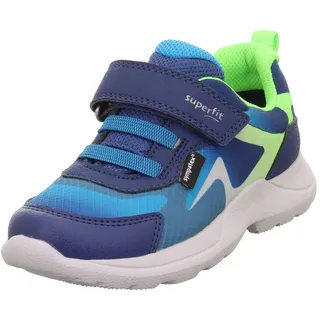 superfit Jungen Rush Leicht Gefütterte Sympatex Blau/Hellgrün 8000 Sneaker, Blau Hellgrün 8000, 42 EU