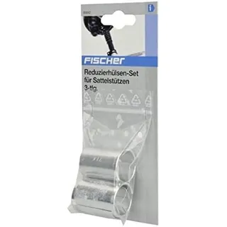 Fischer Reduzierhülsen-Set | Fahrrad Sattelstützen 3-teilig grau No Size