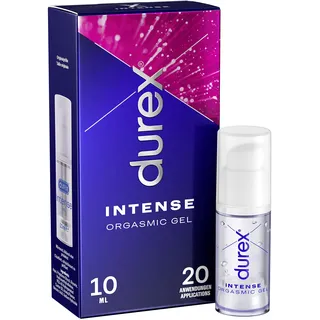 DUREX Intense Orgasmic Gel – Stimulierendes Gel für gesteigerte klitorale Empfindsamkeit – Wärmende, kühlende und prickelnde Effekte – 10 ml (1 x 10 ml)