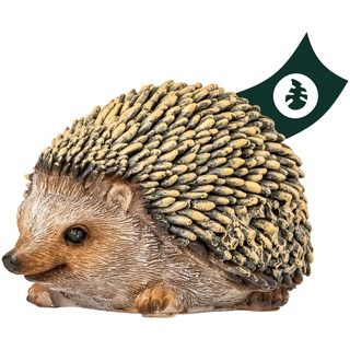 VERDOBA - Igel Dekofigur Garten - Gartendeko für draußen, wetterfest - Igel Deko - originelle Gartendeko Igel Figur aus Polyresin für den Garten