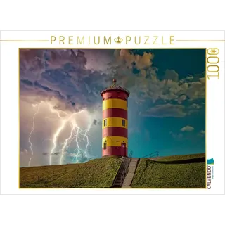 Calvendo Puzzle Leuchrtturm Pilsum, Deutschland 1000 Teile Lege-Größe 64x48cm Foto-Puzzle für glückliche Stunden