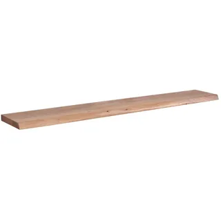 Wohnling Wandregal 160 x 26 x 4 cm Braun
