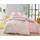 Greta Gestreift Baumwolle Rosa 200 x 200 cm + 80 x 80 cm + 80 x 80 cm