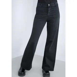 Please Jeans Schlaghose, aus hochwertigem Baumwollmix mit Stretch Please Jeans nero M