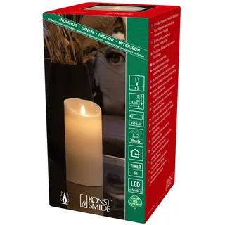 Konstsmide LED Kerze 17,7 cm cremeweiß