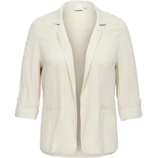 ONLY CARMAKOMA Carsiesta 3/4 Open Lin Blazer Schwarz 48