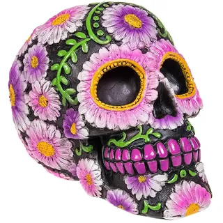 Nemesis Now Sugar Petal Skull None Statue Multicolor Polyresin Geschenke, Gothic, Horror, Totenköpfe