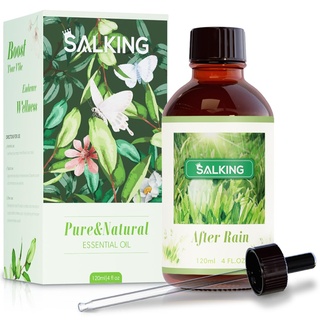 SALKING Frühling Ätherische Öle, Nach Regen öl 120ml für Aroma Diffuser, Aromatherapie Duftöl für Duftlampen Luftbefeuchter, Geschenke für Frauen, Diffuser, Luftbefeuchter, Massage