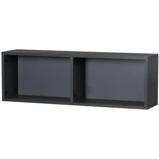 Roba Wandregal anthrazit , Anthrazit , Holzwerkstoff , Rechteckig , 90x29x20 cm , Wohnzimmer, Regale, Wandregale