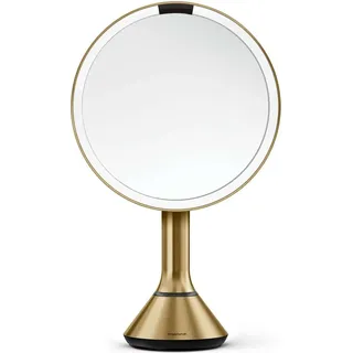 Simplehuman Spiegel mit Sensor 20 cm 5x Vergrerung Tru Lux & Touch Control - Gold