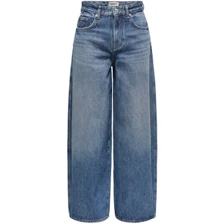 ONLY Damen Onltaylor Hw Barrel Db DNM Tai466 Noos Only Female Locker Geschnitten Onltaylor Hohe Taille Barrel Fit Jeans