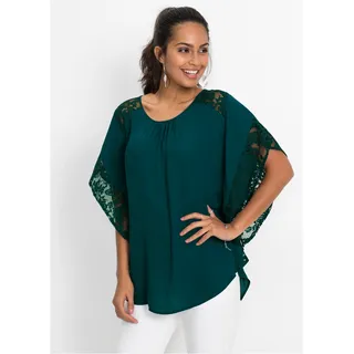 bonprix Langarmbluse Bluse, grün