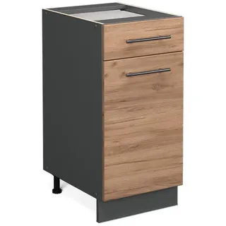 Vicco Schubladenschrank Fame-Line 40 x 82 x 51,6 cm Grau