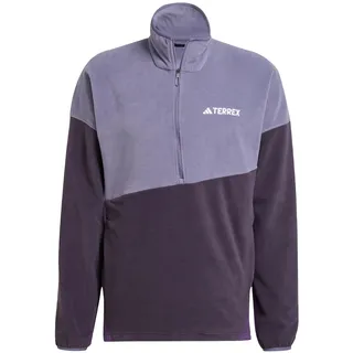 adidas Herren Terrex Multi Climawarm Fleece Anorak, Preloved Violet/Aurora Black/Aurora Plum, S