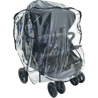 Ezkindheit Universal Regenschutz für Doppelkinderwagen / Schutz vor Wasser und Wind Kinderwagenzubehör