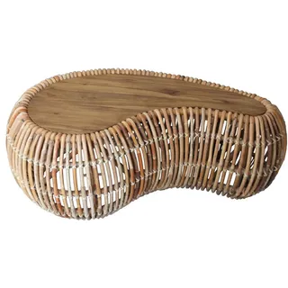 SIT Möbel RATTAN Beige Teak 120 x 45 x 80 cm