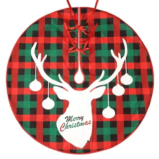 Weihnachtsbaumdecke Christbaumdecke Tannenbaumdecke Skirt Weihnachtsdeko Rock