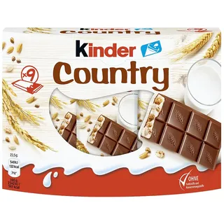 Ferrero Kinder Country Schokoriegel Schokolade 18x211.5g Riegel