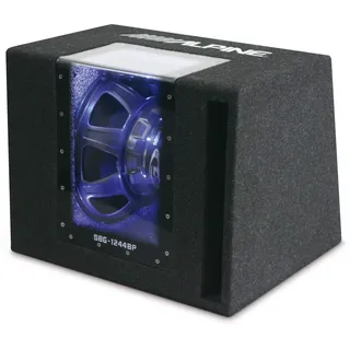 Alpine SBG-1244BP Subwoofer der G-Serie, 30,5 cm (12 Zoll), 2 Ohm, Frequenzgang (800 W max., 250 W RMS), Schwarz