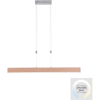 just light. Amanda 1-flg. dimmbar 30 cm braun