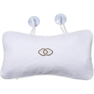 YUET Badewannenkissen, Kopfstütze mit 2 Saugnäpfen, Weich & Bequem, Anti-Schimmel, Geruchsresistent, Badewannenkissen für Home Spa, Badekissen als Nacken & Nackenkissen Badewanne