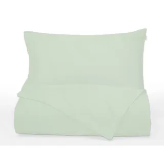 Bianca Plain Dyed Grün 140 x 220 cm + 60 x 70 cm