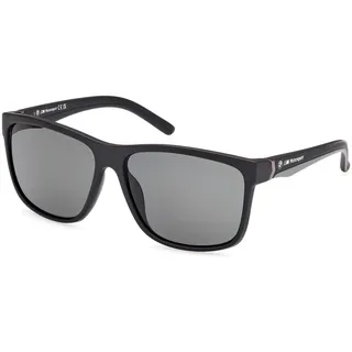 BMW M Motorsport BS0042 Sonnenbrille Herren, Sonnenbrille Leicht, Form Linsen Navigator, Linsen Grün Verspiegelt, Grau