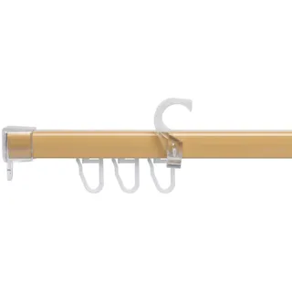 Liedeco U-Schiene »U-STORELAU01GS« 1 läufig-läufig Fixmaß, beige