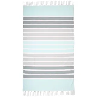 Hamamtuch EGERIA "Mai", mint, B:100cm L:178cm, Hamam Frottier, Baumwolle, Handtücher, Hamamtuch, 100x178 cm