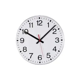 EuroTime 55000 Funk Wanduhr 30 mm Weiß